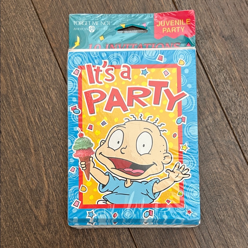 ❤️4 for $25❤️ Vintage Rugrats party invitations x10